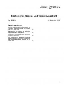 Sächsisches Gesetz- und Verordnungsblatt (Abonnement)